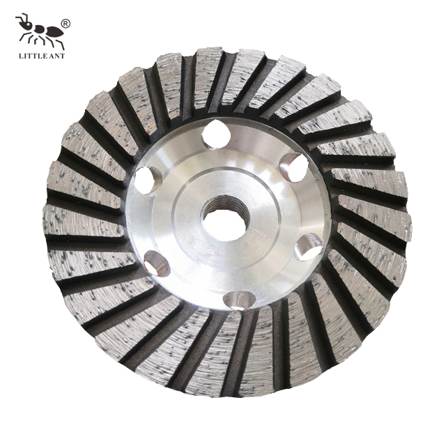 Kleine Ameisen -Metall -Aluminiumbindung 6 Löcher Diamant Betonschleife Tasse Rad 