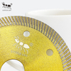 4 "/ ∮ 105 mm Diamant-Keramik-Turbo-Blatt-Diamant-Trennscheibe für Porzellanfliesen 