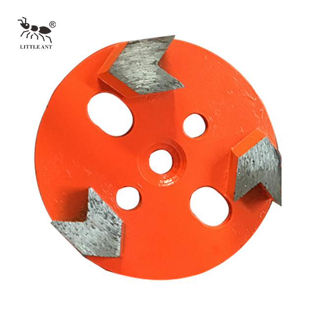 Kreisschleifplatte Metallwerkzeug für konkrete trockene und nasse Verwendung3 Gänge 100 mm