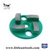Kreisschleifplatte Metallwerkzeug für konkrete trockene und nasse Verwendung 4 Bogenförmige Getriebe 100mm